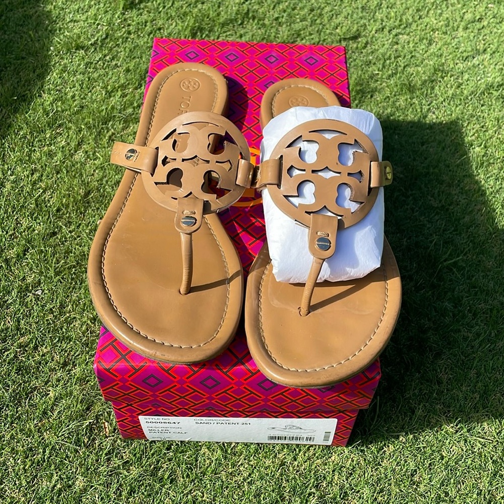 COPY - Tory Burch Patent Miller Sandal